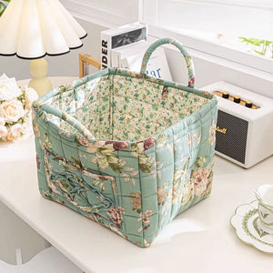 Boho Stoff Aufbewahrungskorb