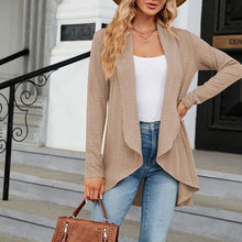 Laden Sie das Bild in den Galerie-Viewer, Langärmlige Strickjacke, Mantel