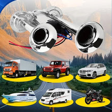 Laden Sie das Bild in den Galerie-Viewer, 600 dB Dual-Ton-Metall-Autohupe