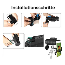 Laden Sie das Bild in den Galerie-Viewer, Tragbares, leichtes monokulares Zielfernrohr