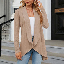 Laden Sie das Bild in den Galerie-Viewer, Langärmlige Strickjacke, Mantel