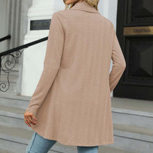 Laden Sie das Bild in den Galerie-Viewer, Langärmlige Strickjacke, Mantel