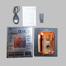 Laden Sie das Bild in den Galerie-Viewer, Transparenter magnetischer Mini-Elektrorasierer mit Doppelkopf