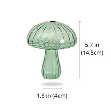 Laden Sie das Bild in den Galerie-Viewer, Handgefertigte Pilzknospenvase aus Glas