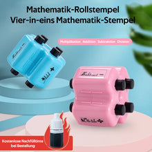 Laden Sie das Bild in den Galerie-Viewer, 4-in-1 Set für Mathematik-Übungsrollstempel