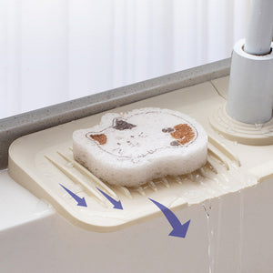 Silikon-Unterlage für Wasserhahnentleerung