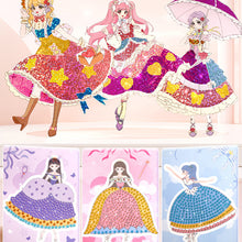 Laden Sie das Bild in den Galerie-Viewer, All-in-one-Prinzessin-Make-up-Stickerbuch zum Selbermachen