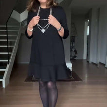 Laden Sie das Bild in den Galerie-Viewer, Elegantes schlankmachendes Lotusblatt-Fischschwanzkleid