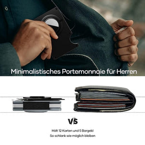 Herren-Kartenhalter aus Metall und Aluminium
