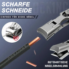 Laden Sie das Bild in den Galerie-Viewer, Tragbare ultrascharfe Nagelknipser aus Edelstahl