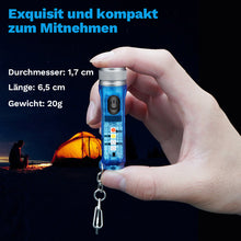 Laden Sie das Bild in den Galerie-Viewer, Mini-Taschenlampe mit starkem Licht