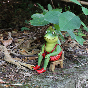 Sitzfrosch Kreativ Ornament
