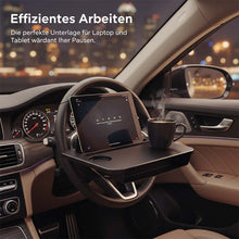 Laden Sie das Bild in den Galerie-Viewer, 2-in-1 Auto-Lenkradablage &amp; Sitzspalt-Organizer