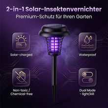 Laden Sie das Bild in den Galerie-Viewer, Solarbetriebene dekorative Mückenfalle