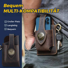 Laden Sie das Bild in den Galerie-Viewer, Multifunktionale Leder-Gürteltasche