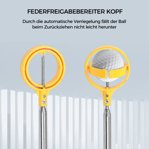Einzelner Tennistrainer+Tragbarer Golfballpflücker+Tragbare Angelrute feste Kugel