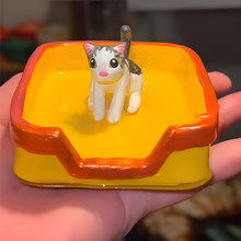 Laden Sie das Bild in den Galerie-Viewer, Katzenstreu-Aschenbecher (Neon-Registerkarte)