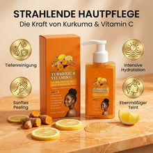 Laden Sie das Bild in den Galerie-Viewer, Kurkuma-Vitamin-C-Körperpeeling-Duschgel