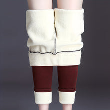 Laden Sie das Bild in den Galerie-Viewer, Fleece-Leggings mit hoher Taille