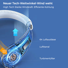 Laden Sie das Bild in den Galerie-Viewer, Tragbarer Halsventilator für den Sommer