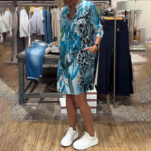 Laden Sie das Bild in den Galerie-Viewer, Buntes lässiges Alltagskleid für Frauen