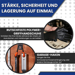 Universeller Drehmomentschlüssel mit Verlängerungswerkzeug