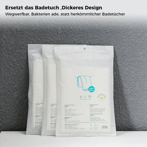 Tragbares Einweg-Badetuch
