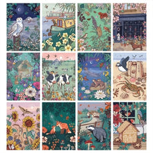 Laden Sie das Bild in den Galerie-Viewer, 2024 Natur und Tierwelt Kunst Wandkalender