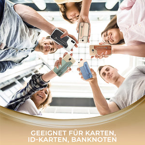Multifunktionaler Handy-Kartenhalter aus Viskose