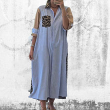 Laden Sie das Bild in den Galerie-Viewer, Freizeitkleid mit Leopardenmuster