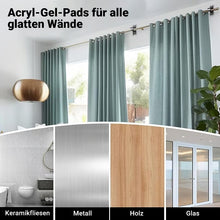 Laden Sie das Bild in den Galerie-Viewer, Sakerplus® Vorhangstangenhalterungen ohne Bohren