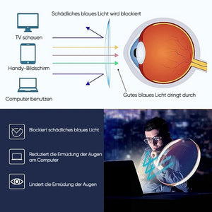 Glitzernde Diamanten Anti-Blaulicht-Brille