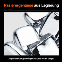 Laden Sie das Bild in den Galerie-Viewer, Wiederaufladbarer, wasserdichter, kompakter Elektrorasierer für Zuhause, Auto, Reisen