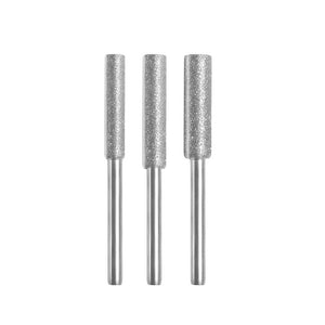 Schleifen elektromechanischer Schleifkopf elektrische Feile Schmirgel (3 Stück)