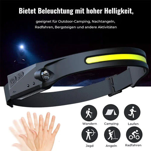 🔥LED-Scheinwerfer mit Wellensensor
