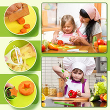 Laden Sie das Bild in den Galerie-Viewer, Kunststoff-Obstmesser für Kinder, 13-teiliges Set