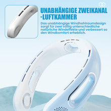Laden Sie das Bild in den Galerie-Viewer, Tragbarer, wiederaufladbarer, blattloser Ventilator mit Nackenkühlung