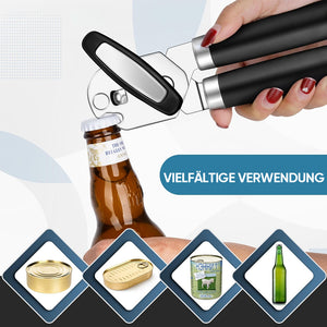 Multifunktionaler Dosenöffner aus Edelstahl