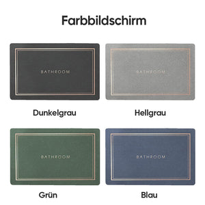 Schnell trocknende Badezimmermatten