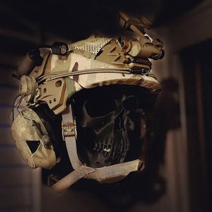 3D-Schädel-Helm-Display-Pakethalterung