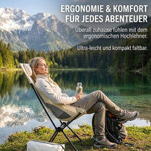 Laden Sie das Bild in den Galerie-Viewer, Tragbarer Klappstuhl
