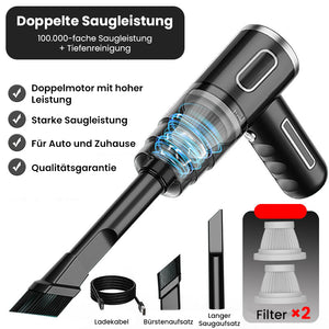 Kabelloser tragbarer Handstaubsauger mit starker Saugleistung