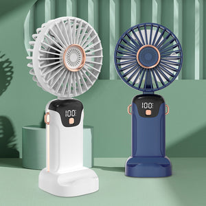Tragbarer Ventilator mit Digitalanzeige