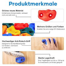 Laden Sie das Bild in den Galerie-Viewer, Kinder Hinterhof Felsen Klettern Set