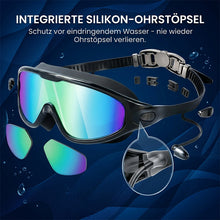 Laden Sie das Bild in den Galerie-Viewer, Auslaufsichere Schwimmbrille für Herren, Damen &amp; Jugendliche