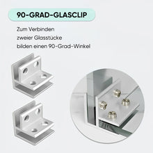 Laden Sie das Bild in den Galerie-Viewer, Glasbefestigungsclip aus Aluminiumlegierung