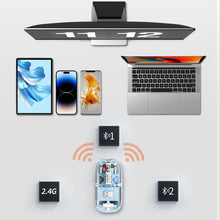 Laden Sie das Bild in den Galerie-Viewer, Kabellose transparente Bluetooth-Maus