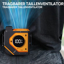 Laden Sie das Bild in den Galerie-Viewer, Multifunktionaler tragbarer Ventilator mit Taillenclip für den Außenbereich