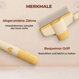 Selbstreinigende Haustier-Pflegebürste