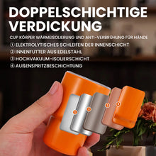 Laden Sie das Bild in den Galerie-Viewer, Mini-Thermobecher aus Edelstahl